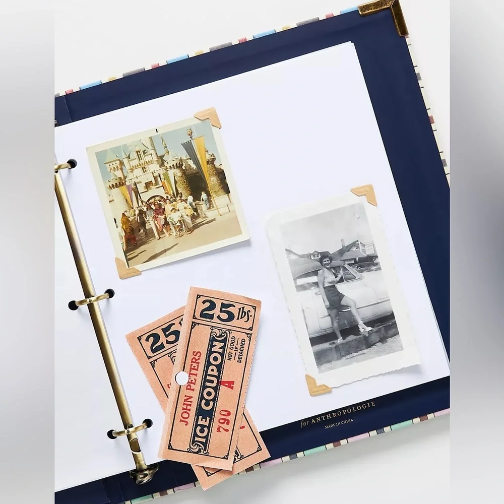 Anna Spiro Tile Scrapbook Photo Album